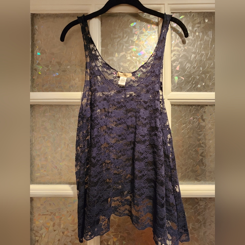 Love Culture Floral Lace Tank Top